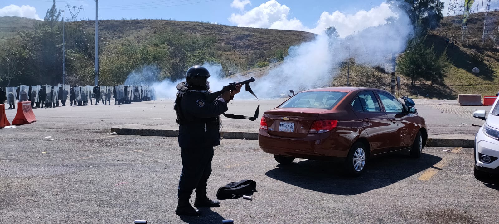 Porque luchan por la vida los reprimen