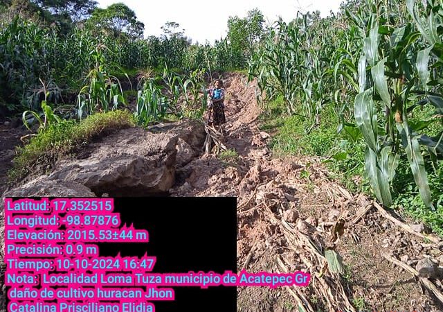 Entre la pobreza John zanja más las huellas de la violencia feminicida en la Montaña