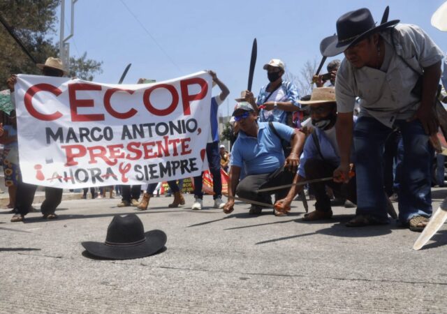 El CECOP exigió investigaciones y justicia para Marco Antonio Suástegui