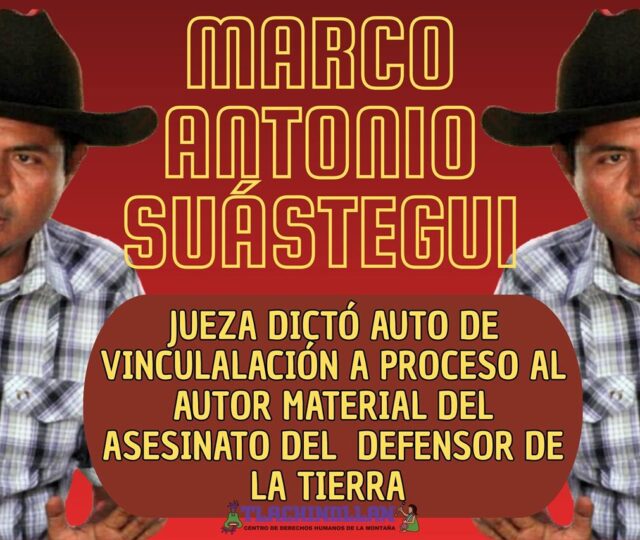 Jueza vincula a proceso al presunto asesino de Marco Antonio Suástegui