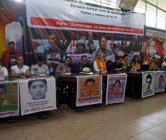 “Ayotzinapa 12 años de lucha, 43 la luz que no se apaga”